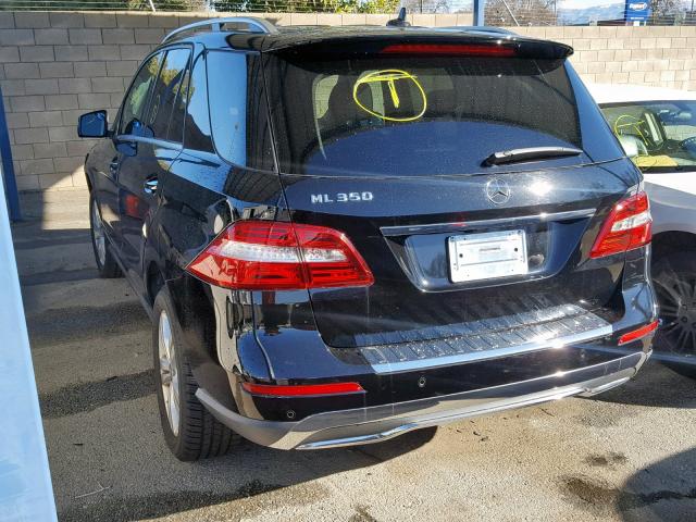 4JGDA5JB5DA260868 - 2013 MERCEDES-BENZ ML 350 BLACK photo 3