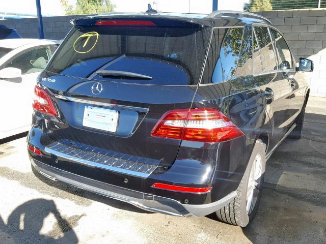 4JGDA5JB5DA260868 - 2013 MERCEDES-BENZ ML 350 BLACK photo 4