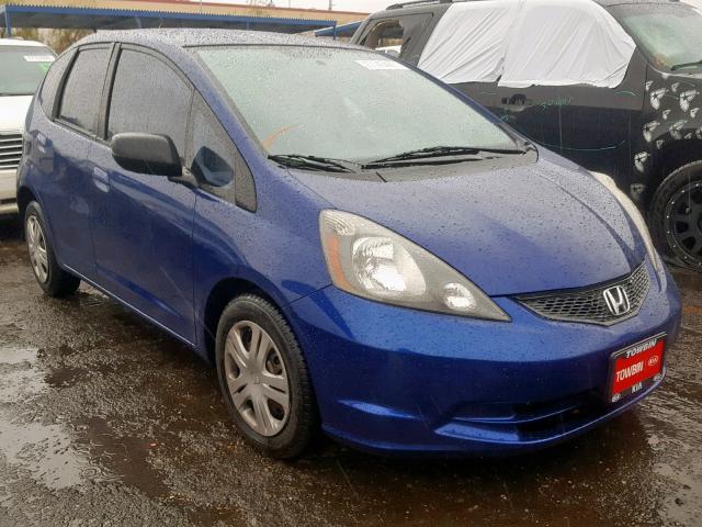 JHMGE8H25AS024898 - 2010 HONDA FIT BLUE photo 1