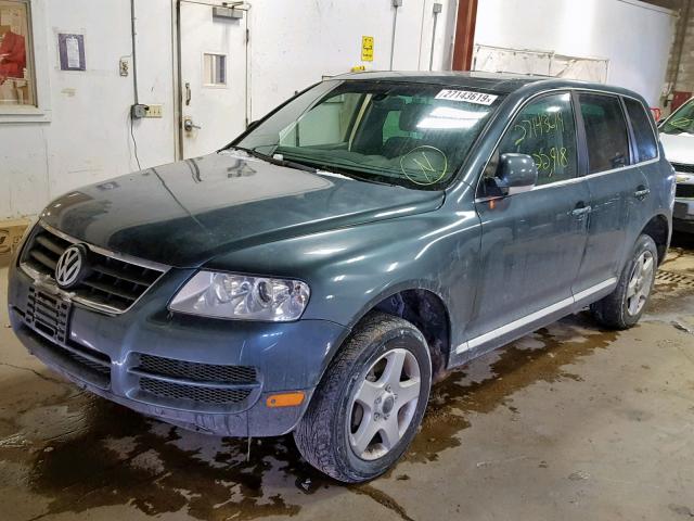 WVGZG77L65D018915 - 2005 VOLKSWAGEN TOUAREG 3. BLUE photo 2