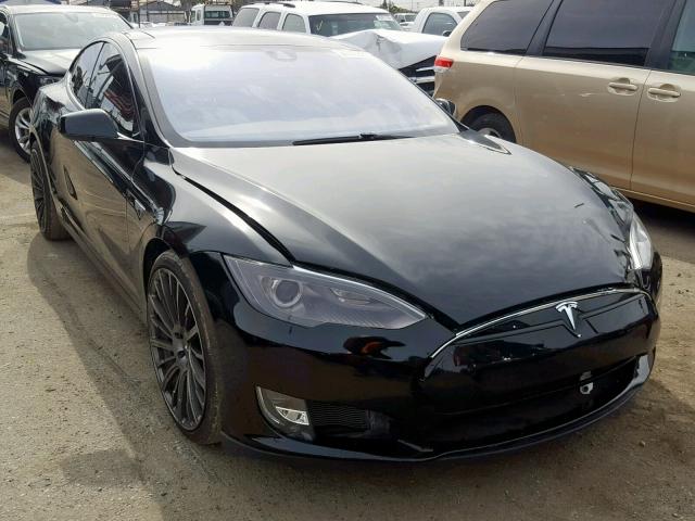 5YJSA1H10EFP52895 - 2014 TESLA MODEL S BLACK photo 1