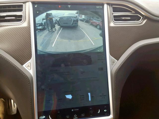 5YJSA1H10EFP52895 - 2014 TESLA MODEL S BLACK photo 9