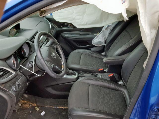 KL4CJESB3FB131307 - 2015 BUICK ENCORE BLUE photo 5