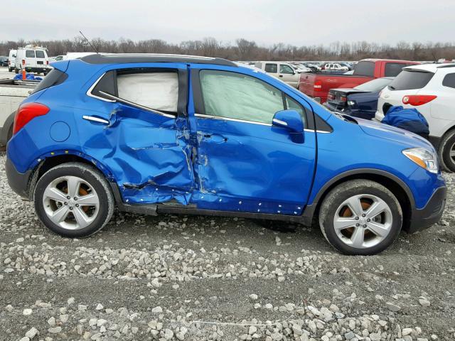 KL4CJESB3FB131307 - 2015 BUICK ENCORE BLUE photo 9