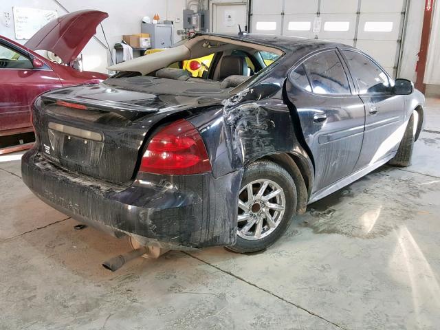 2G2WP552561208177 - 2006 PONTIAC GRAND PRIX BLACK photo 4
