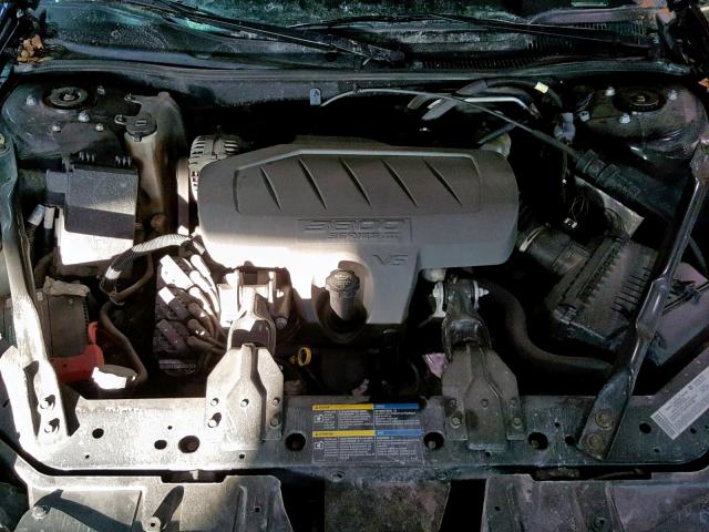 2G2WP552561208177 - 2006 PONTIAC GRAND PRIX BLACK photo 7
