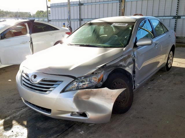 4T1BB46K28U034556 - 2008 TOYOTA CAMRY HYBR SILVER photo 2