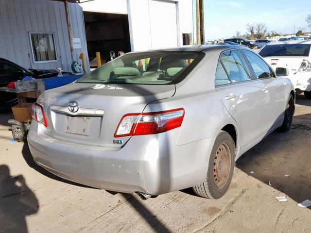 4T1BB46K28U034556 - 2008 TOYOTA CAMRY HYBR SILVER photo 4