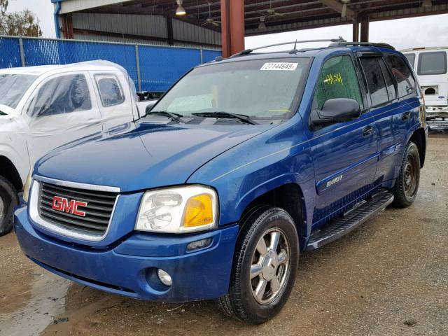 1GKDT13SX52158244 - 2005 GMC ENVOY BLUE photo 2