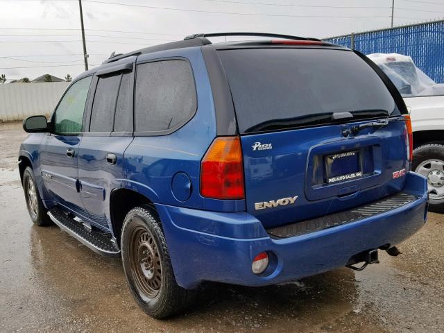 1GKDT13SX52158244 - 2005 GMC ENVOY BLUE photo 3