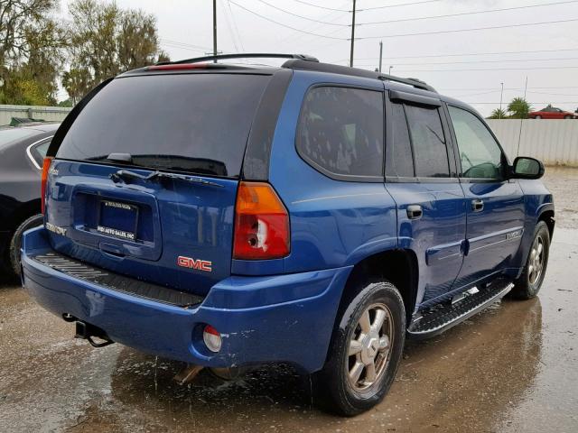 1GKDT13SX52158244 - 2005 GMC ENVOY BLUE photo 4