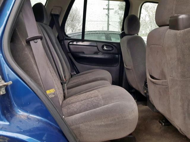 1GKDT13SX52158244 - 2005 GMC ENVOY BLUE photo 6