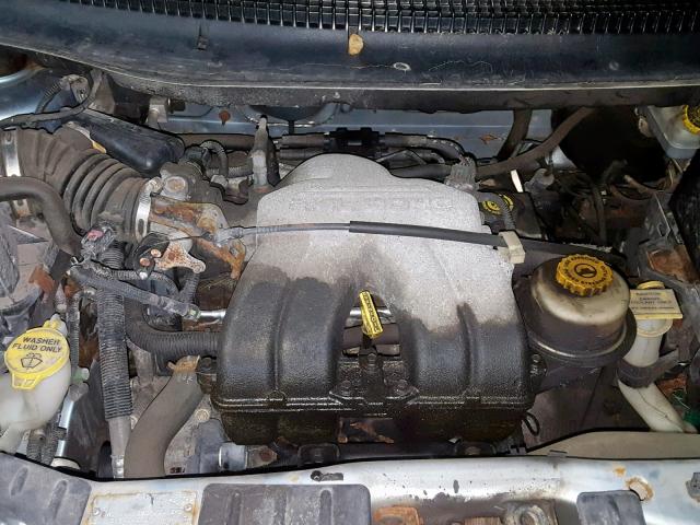 1B4GP25B62B729107 - 2002 DODGE CARAVAN SE BLUE photo 7