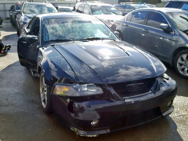 1FAFP42X41F202674 - 2001 FORD MUSTANG GT BLACK photo 1