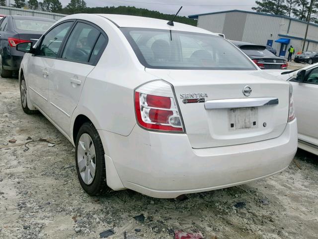 3N1AB6APXAL618737 - 2010 NISSAN SENTRA 2.0 WHITE photo 3