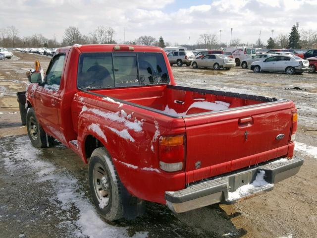 1FTYR10C0WPB66740 - 1998 FORD RANGER RED photo 3