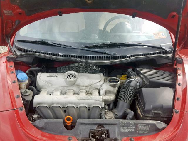 3VWPF31Y28M415264 - 2008 VOLKSWAGEN NEW BEETLE Qırmızı foto 7