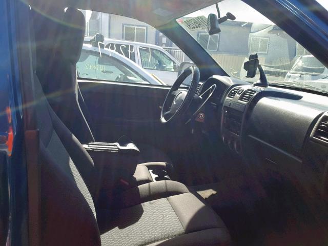 1GCDSCF94C8100322 - 2012 CHEVROLET COLORADO L BLUE photo 5