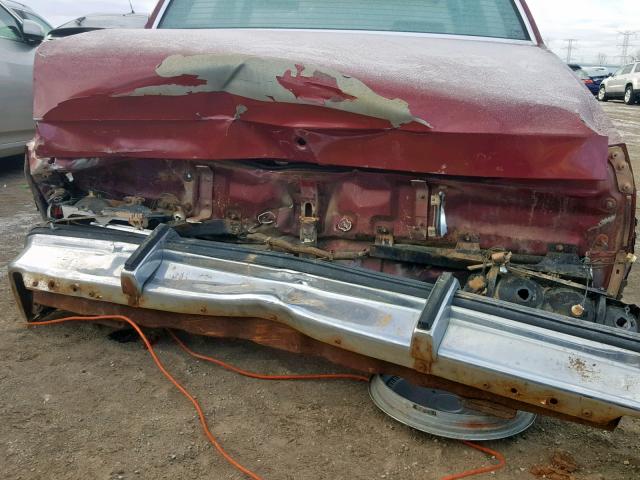 1G4AP69Y2DH524393 - 1983 BUICK LESABRE LI BURGUNDY photo 10