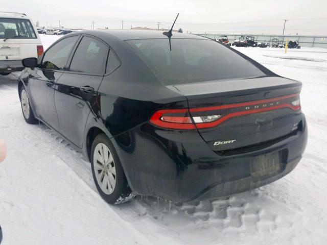 1C3CDFBB6ED673592 - 2014 DODGE DART SXT BLACK photo 3