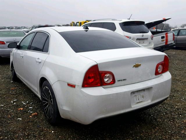 1G1ZA5E08CF239123 - 2012 CHEVROLET MALIBU LS WHITE photo 3