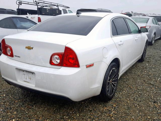 1G1ZA5E08CF239123 - 2012 CHEVROLET MALIBU LS WHITE photo 4