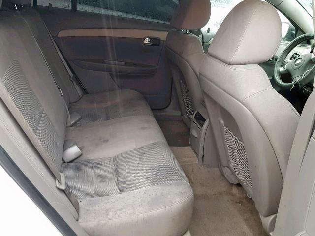 1G1ZA5E08CF239123 - 2012 CHEVROLET MALIBU LS WHITE photo 6