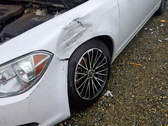 1G1ZA5E08CF239123 - 2012 CHEVROLET MALIBU LS WHITE photo 9