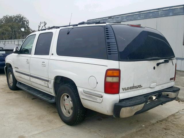 3GKEC16T41G102391 - 2001 GMC YUKON XL C WHITE photo 3