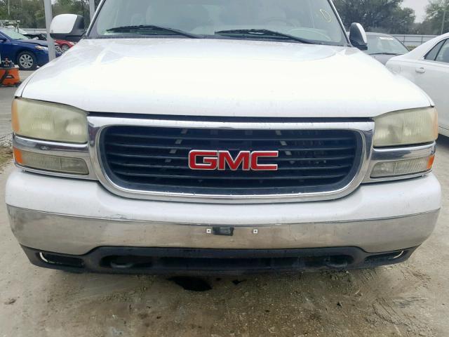 3GKEC16T41G102391 - 2001 GMC YUKON XL C WHITE photo 9