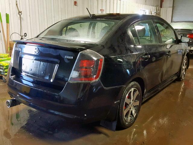 3N1AB6AP4CL721686 - 2012 NISSAN SENTRA 2.0 BLACK photo 4