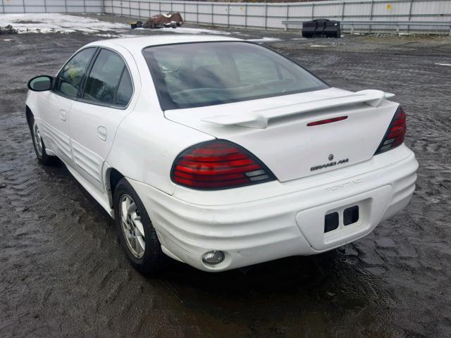 1G2NF52F92C252905 - 2002 PONTIAC GRAND AM S WHITE photo 3