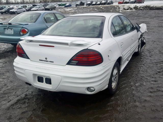 1G2NF52F92C252905 - 2002 PONTIAC GRAND AM S WHITE photo 4