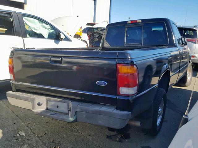 1FTYR10UXWUC03478 - 1998 FORD RANGER BLUE photo 4