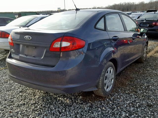 3FADP4AJ6CM186310 - 2012 FORD FIESTA S GRAY photo 4