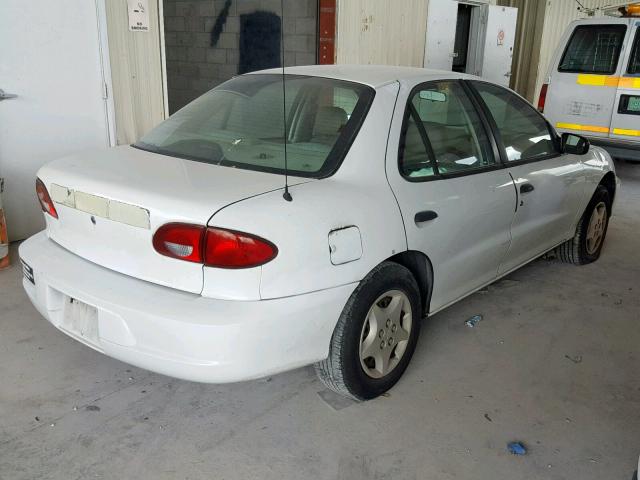 1G1JC524717334729 - 2001 CHEVROLET CAVALIER B WHITE photo 4