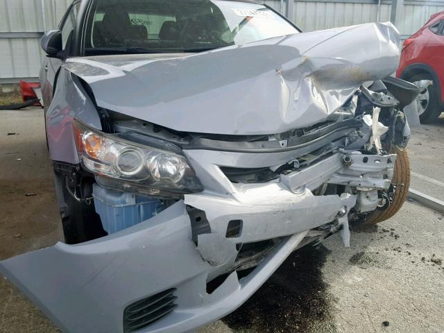 JTKJF5C74B3015734 - 2011 TOYOTA SCION TC ნაცრისფერი ფოტო 9