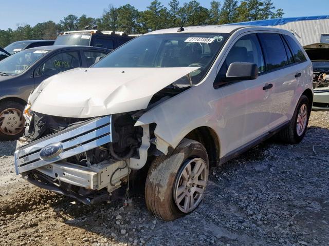 2FMDK3GC6ABB41468 - 2010 FORD EDGE SE WHITE photo 2