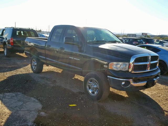 3D7KS28D35G744092 - 2005 DODGE RAM 2500 S BLACK photo 1