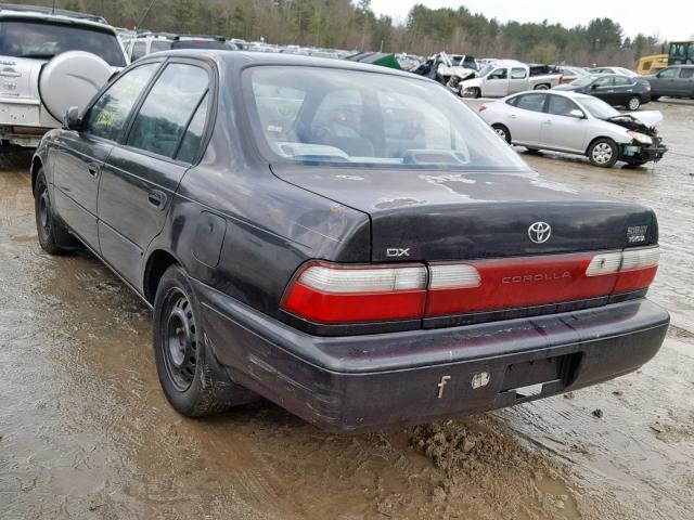 2T1BB02E4VC183458 - 1997 TOYOTA COROLLA DX BLACK photo 3