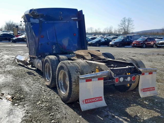 1XKWD49X56J152370 - 2006 KENWORTH CONSTRUCTI BLUE photo 3