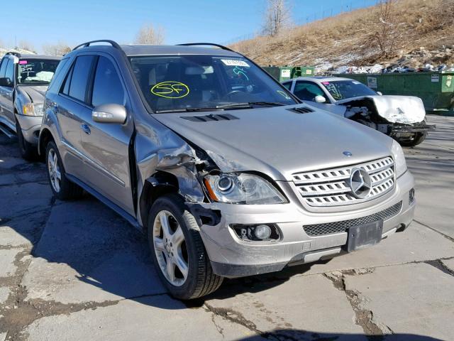 4JGBB86E58A408483 - 2008 MERCEDES-BENZ ML 350 SILVER photo 1