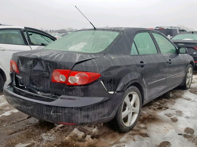 1YVFP80D245N19741 - 2004 MAZDA 6 S BLACK photo 4