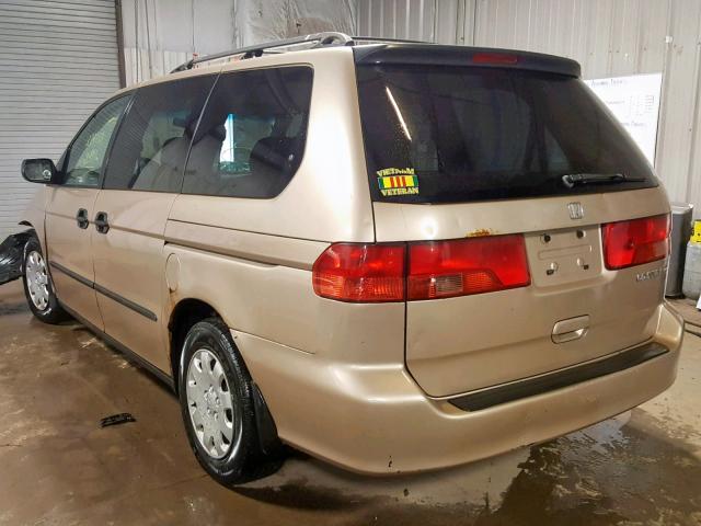 2HKRL1852YH561268 - 2000 HONDA ODYSSEY LX BEIGE photo 3