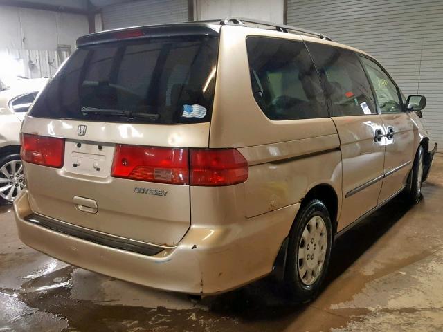 2HKRL1852YH561268 - 2000 HONDA ODYSSEY LX BEIGE photo 4