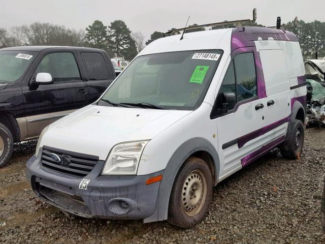 NM0LS7AN6DT142543 - 2013 FORD TRANSIT CO WHITE photo 2