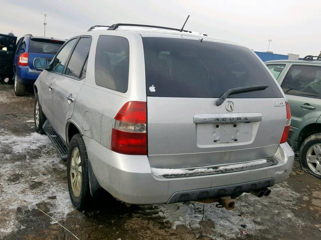 2HNYD18933H526987 - 2003 ACURA MDX TOURIN SILVER photo 3