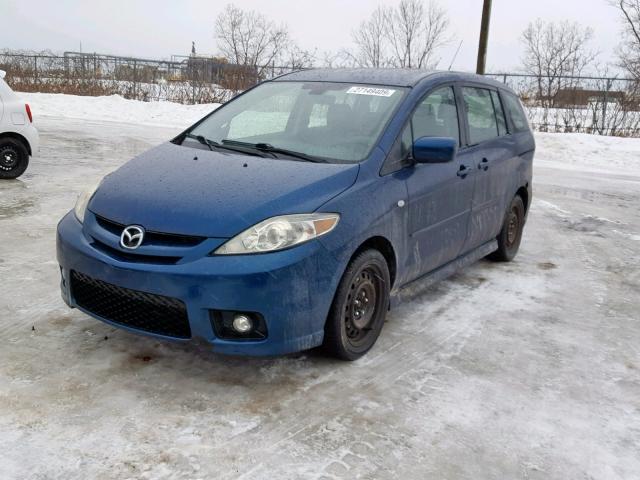 JM1CR293760123864 - 2006 MAZDA 5 BLUE photo 2