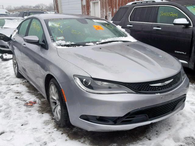 1C3CCCBB7FN726944 - 2015 CHRYSLER 200 S GRAY photo 1