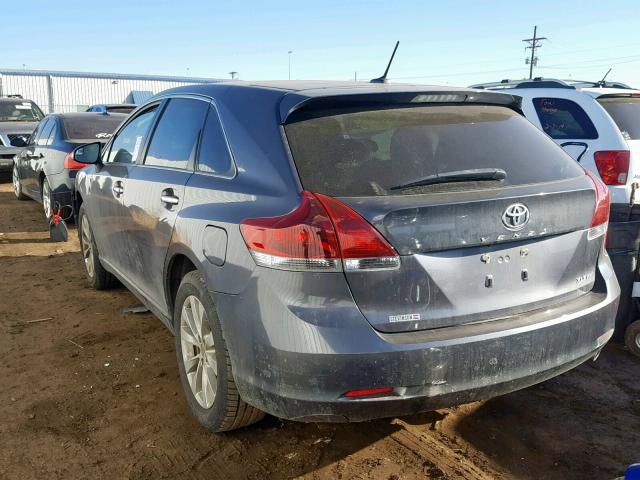 4T3BA3BB3EU064087 - 2014 TOYOTA VENZA LE GRAY photo 3